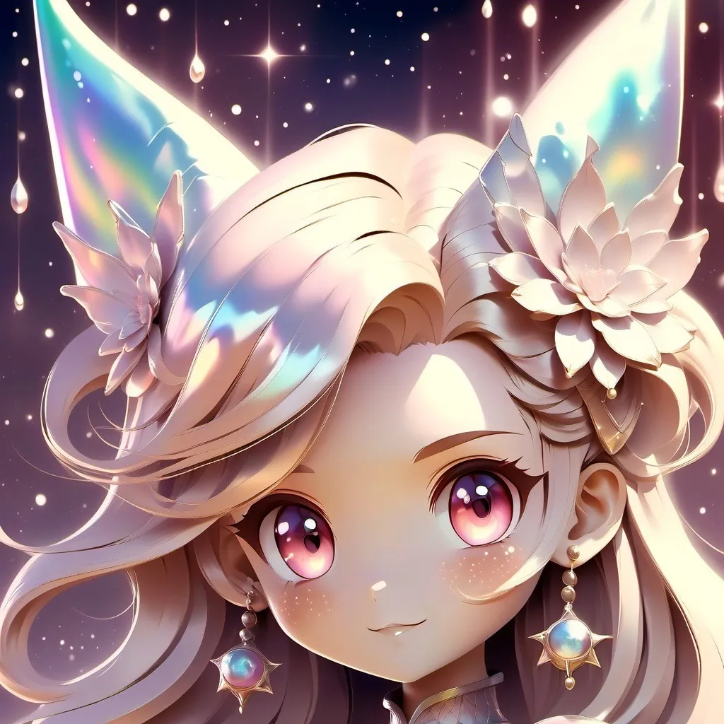 chat with ai character: glowing hearts!