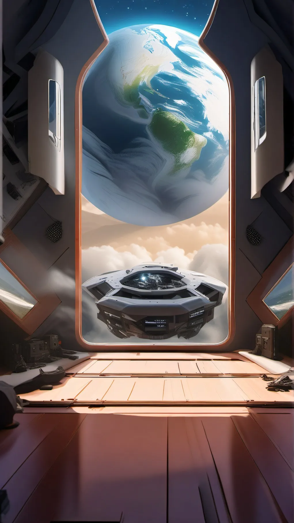 ai character: alien invasion background