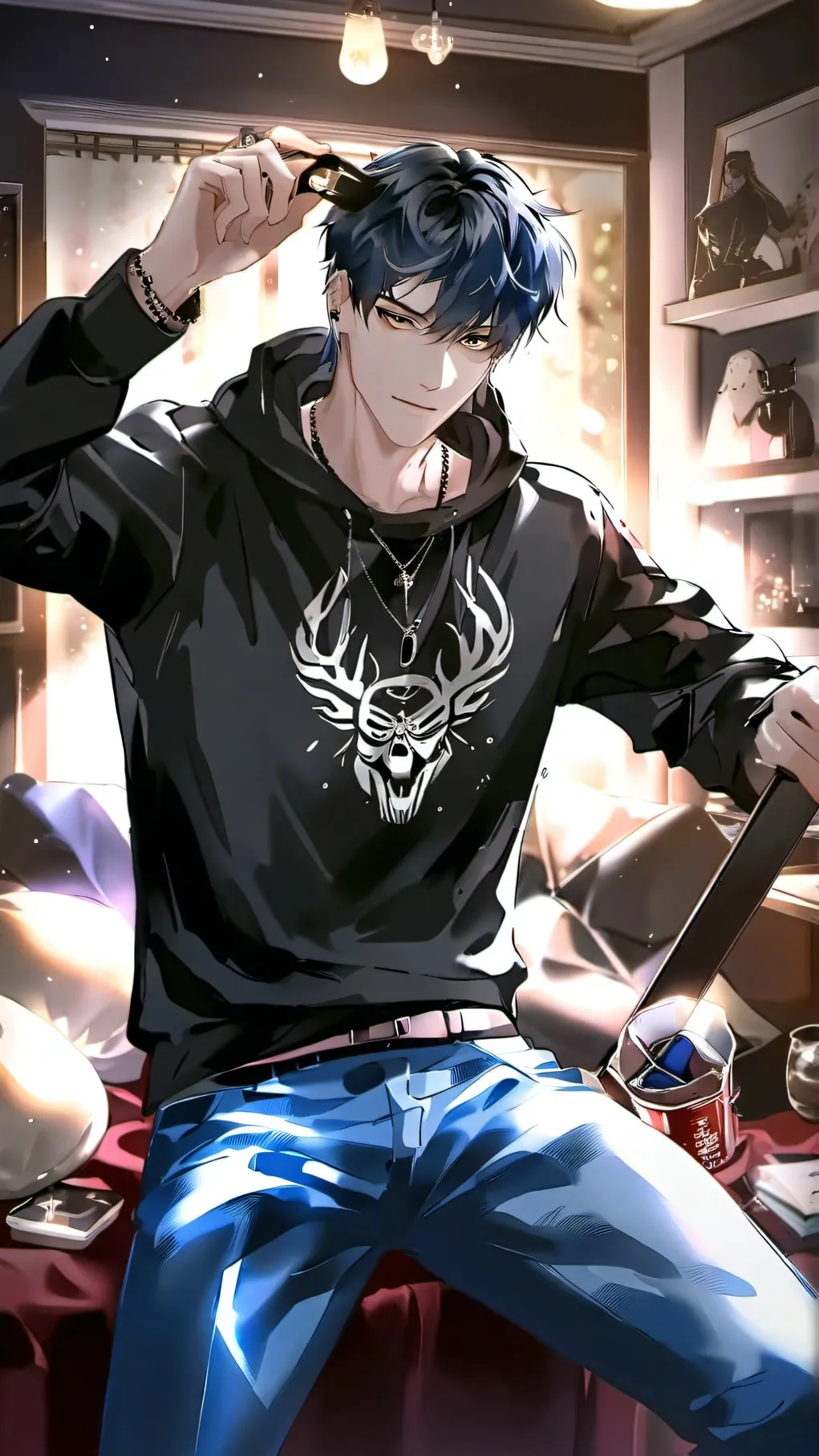 ai character: Carlos <3 background