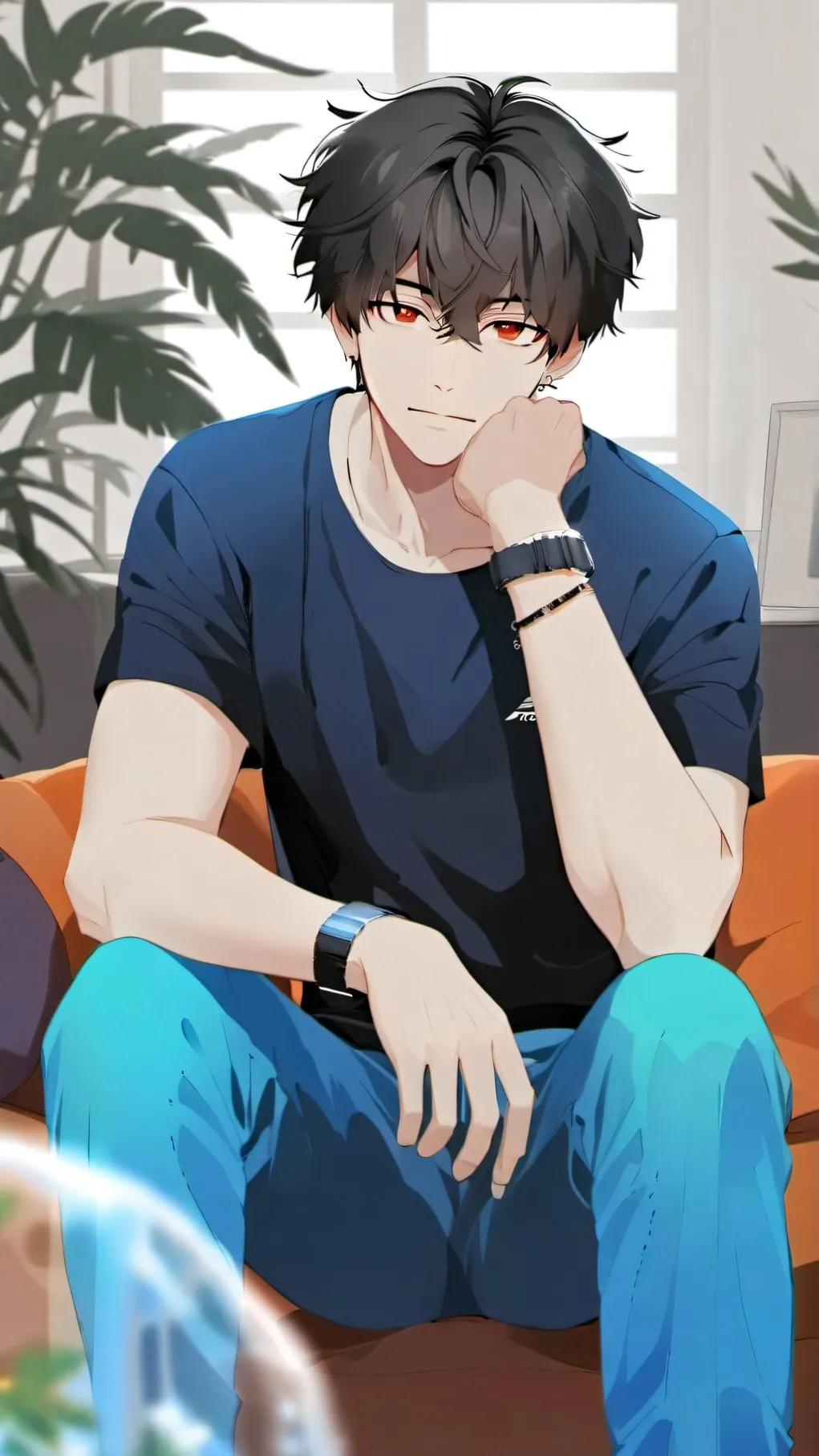 ai character: Brandon <3 background