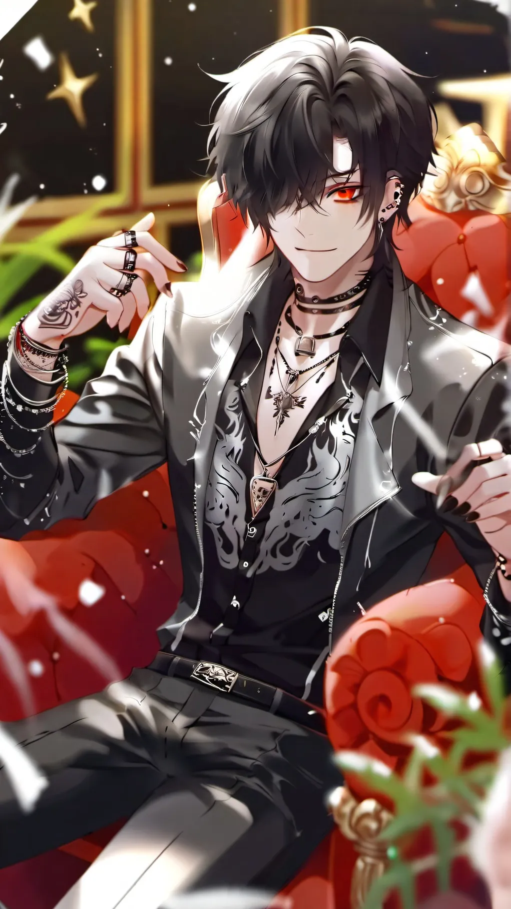 ai character: Vincent <3 background