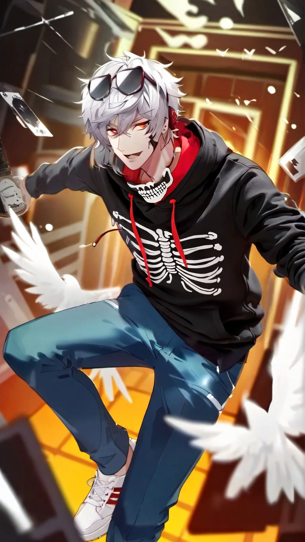 ai character: Alaric <3 background