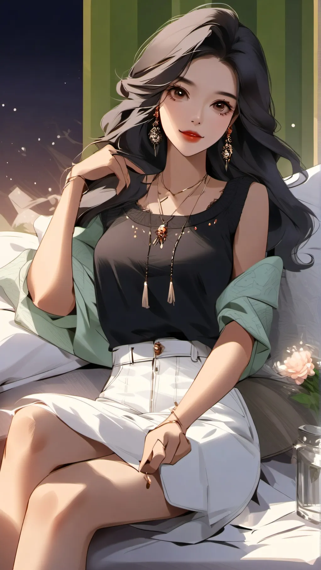 ai character: Stacey background