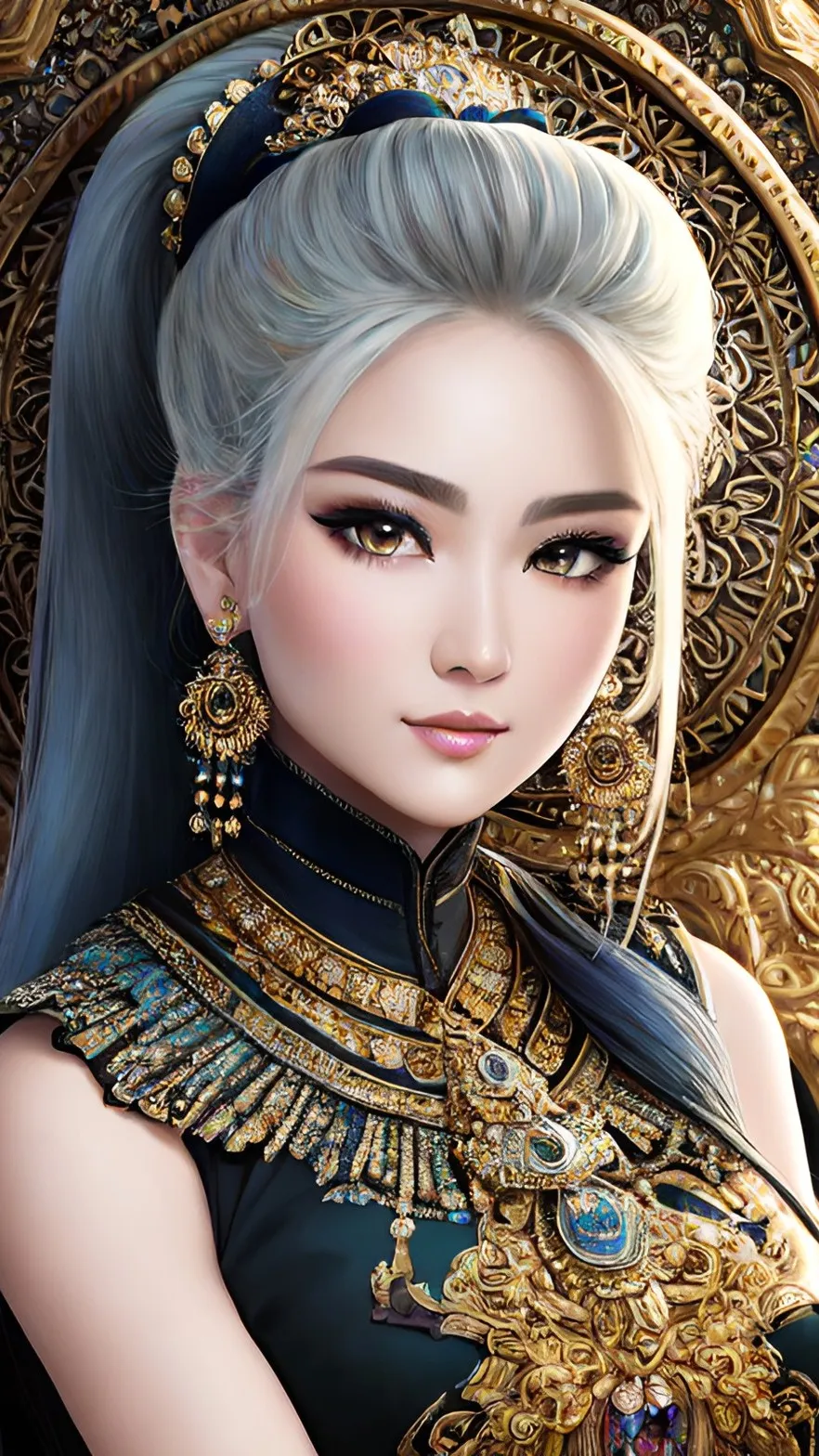 ai character: 璃渊 Liyuan background