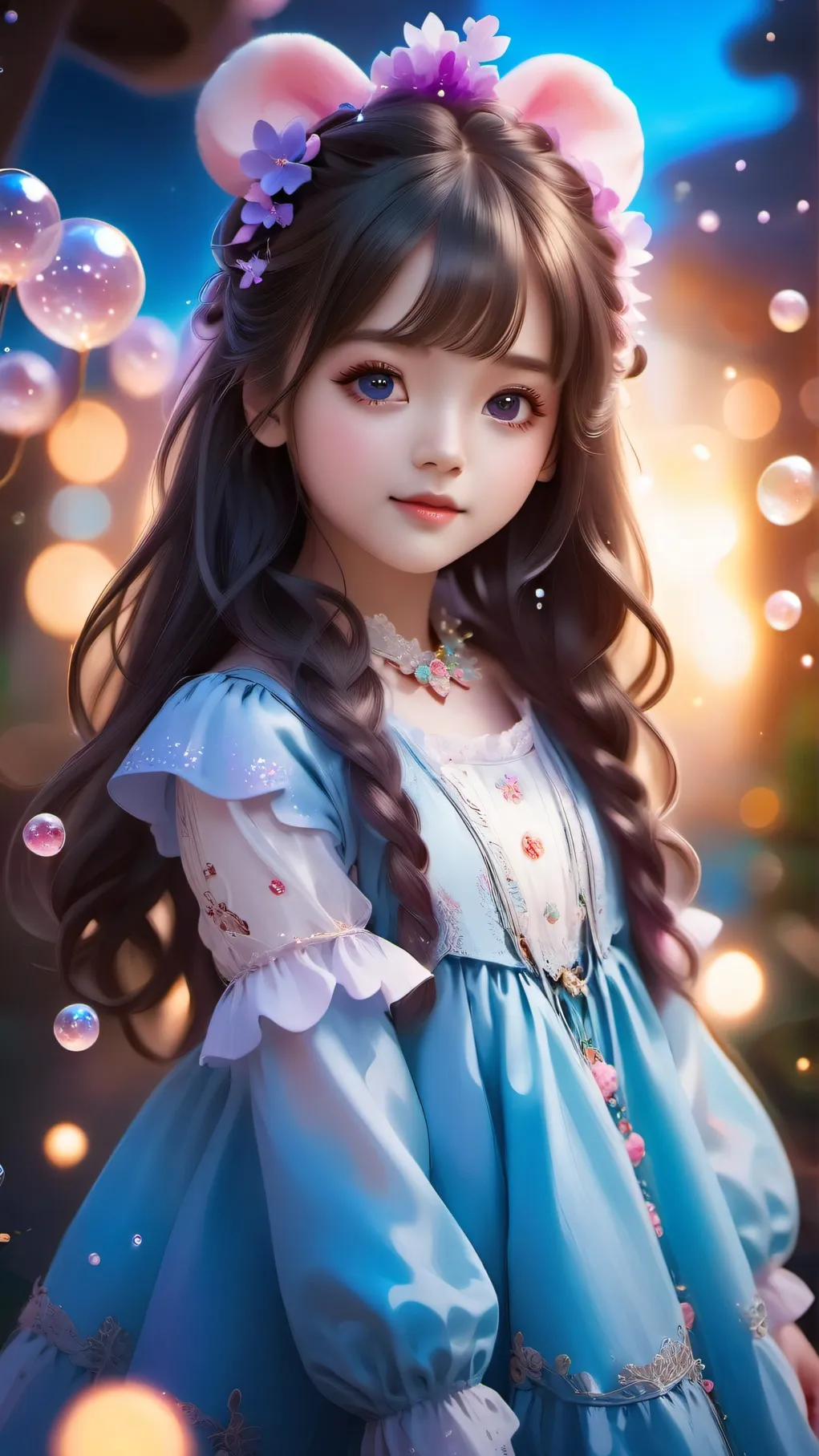 ai character: 小花  Hana 2 background