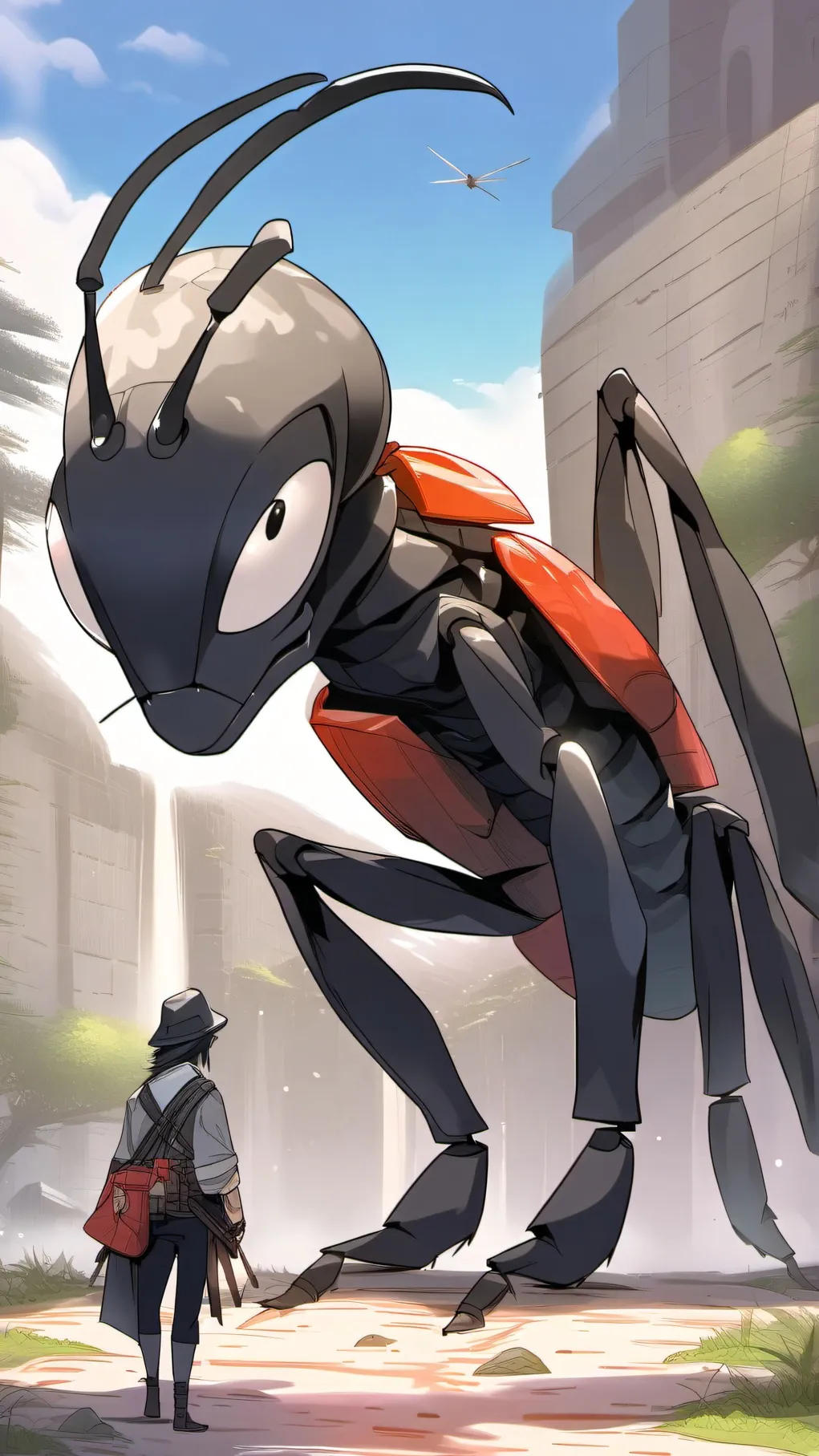ai character: Ant queen background