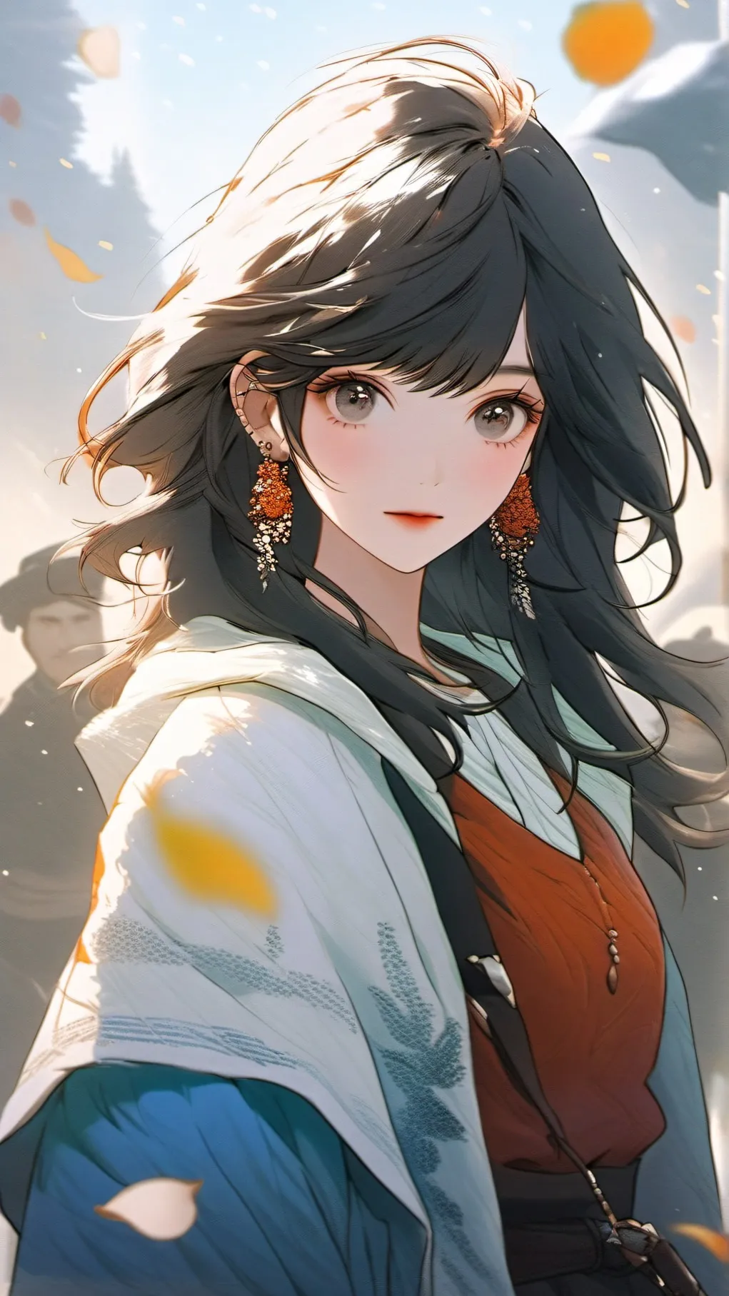 ai character: four died X is cry background