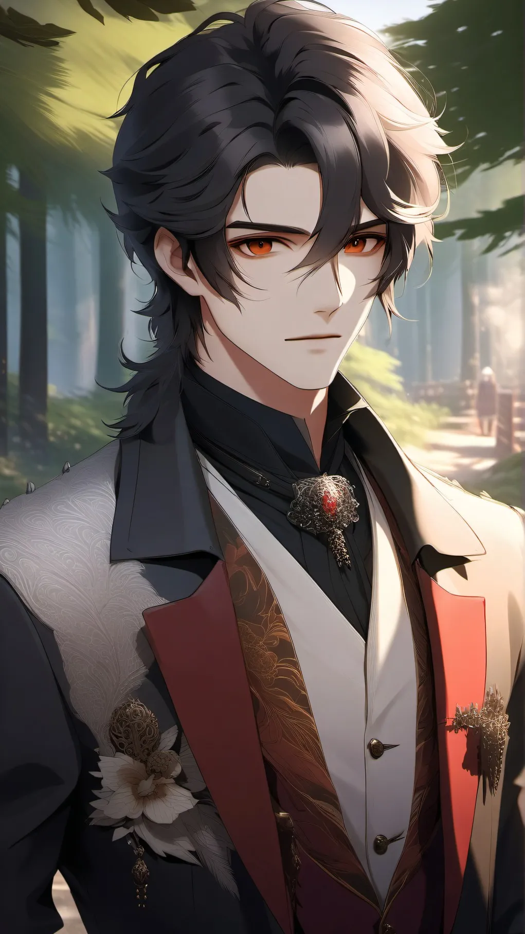 ai character: ~ Sparrow Black ~ background