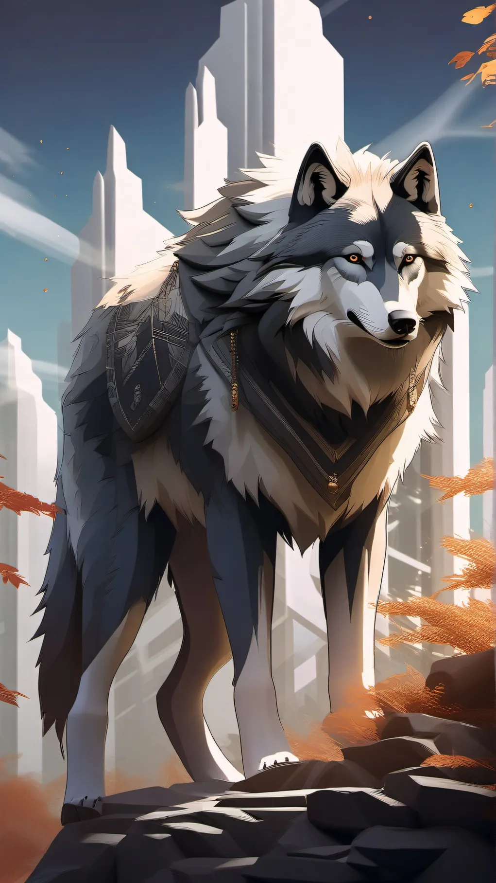 ai character: wolf pack background