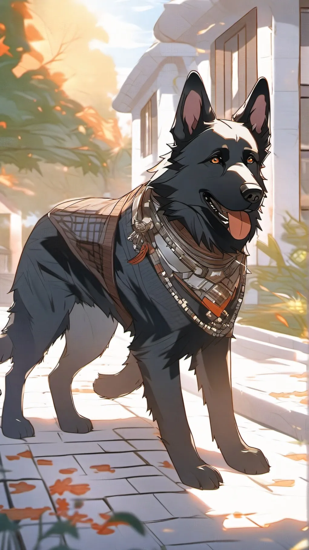 ai character: ash background