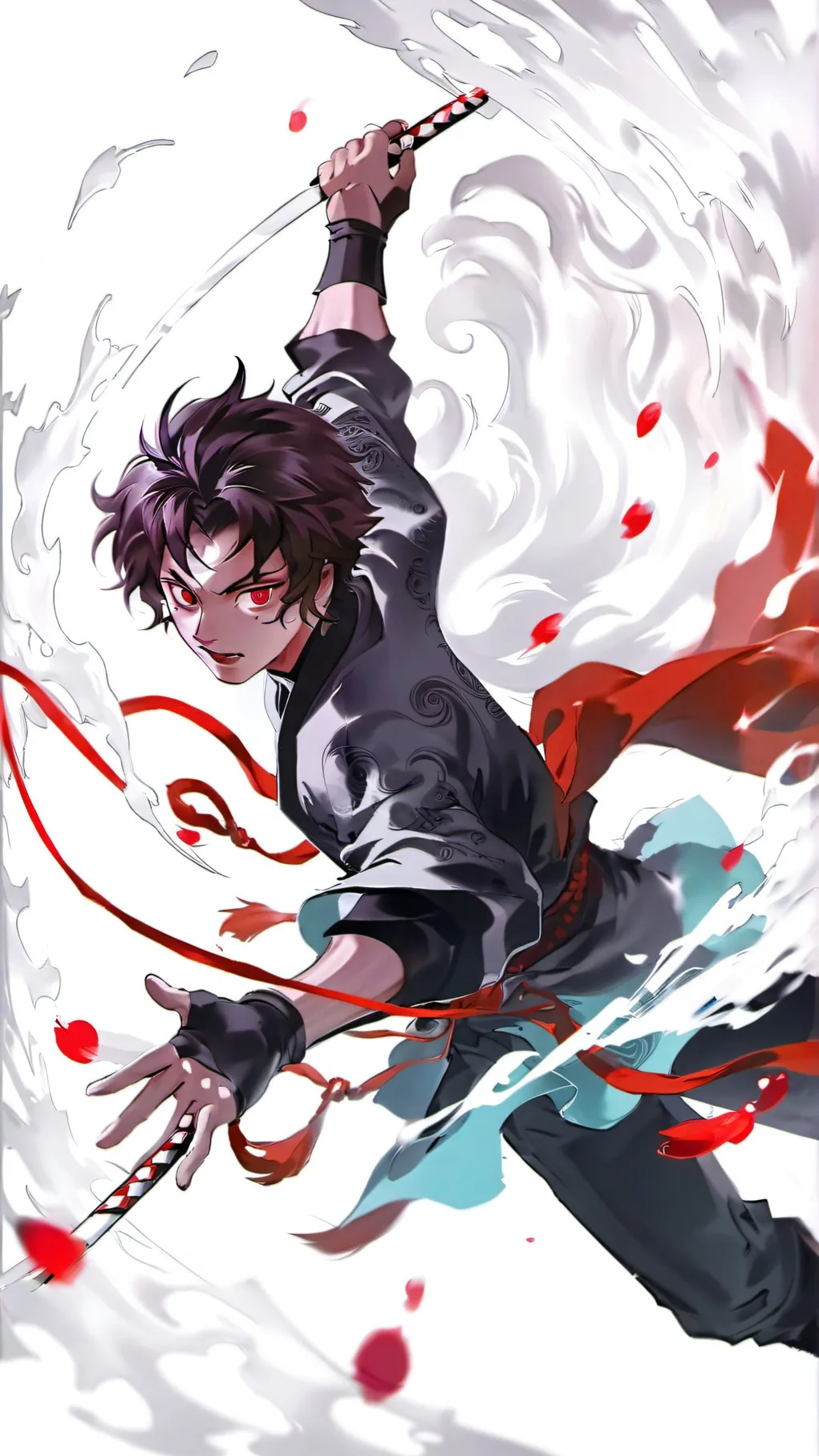 ai character: tanjiro background