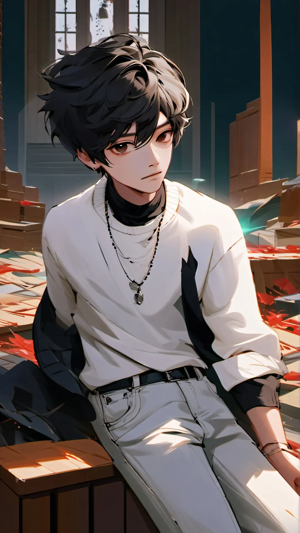 ai character: Levi background