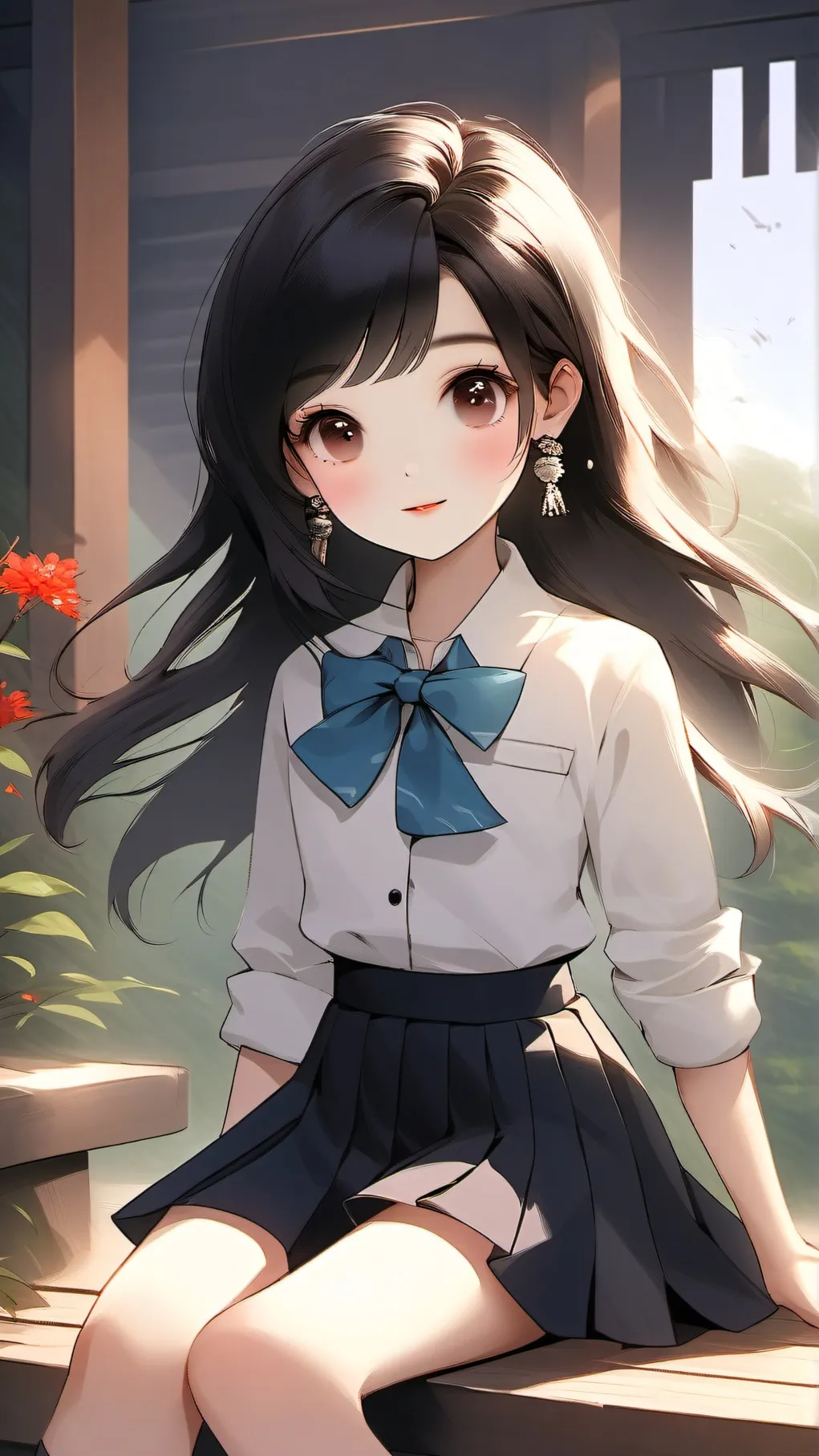 ai character: Hu-Tao  background