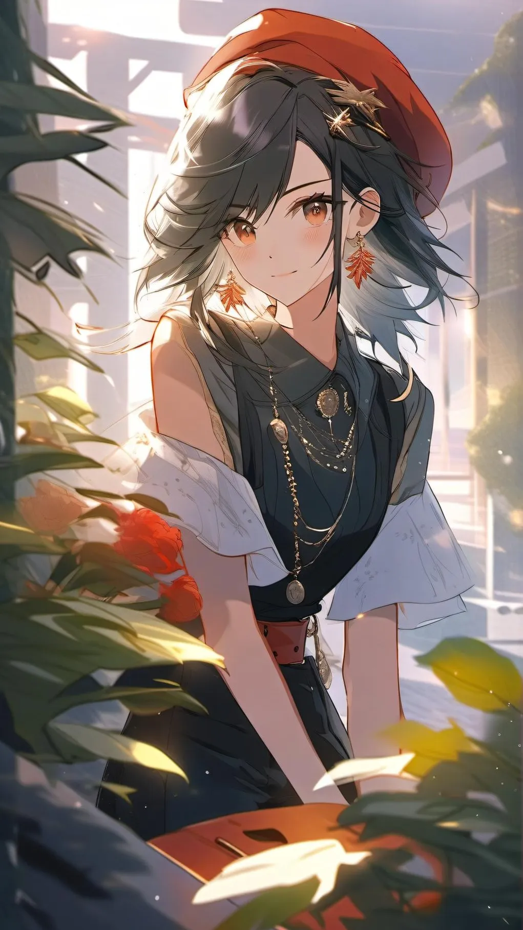 ai character: monica background