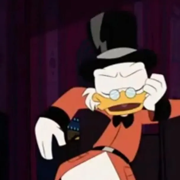 chat with ai character: Mcduck but sus 2