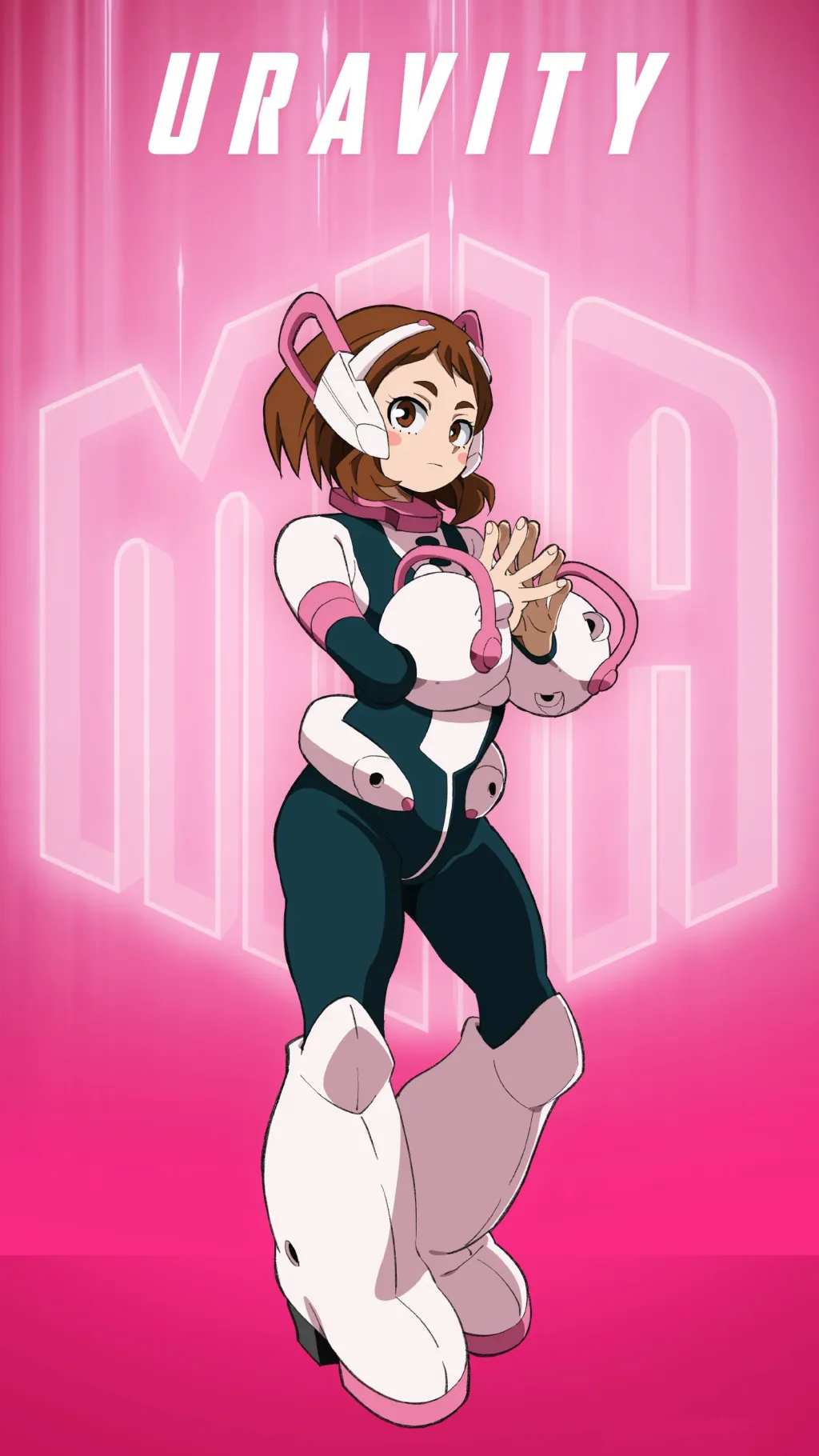ai character: Ochaco goes missin background