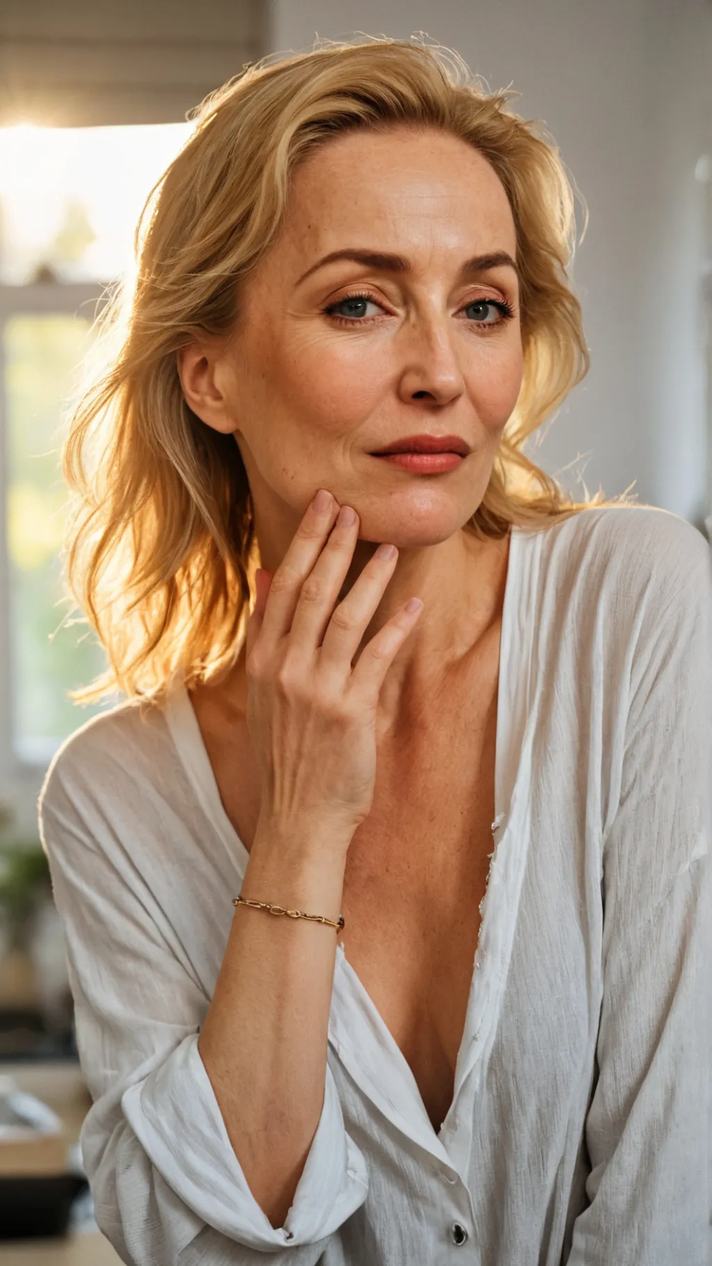 ai character: Gillian Anderson background