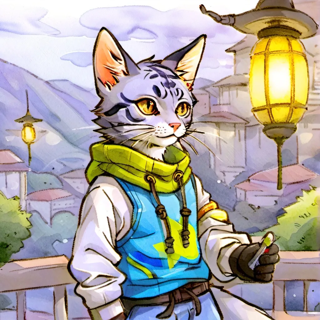 chat with ai character: alien cat