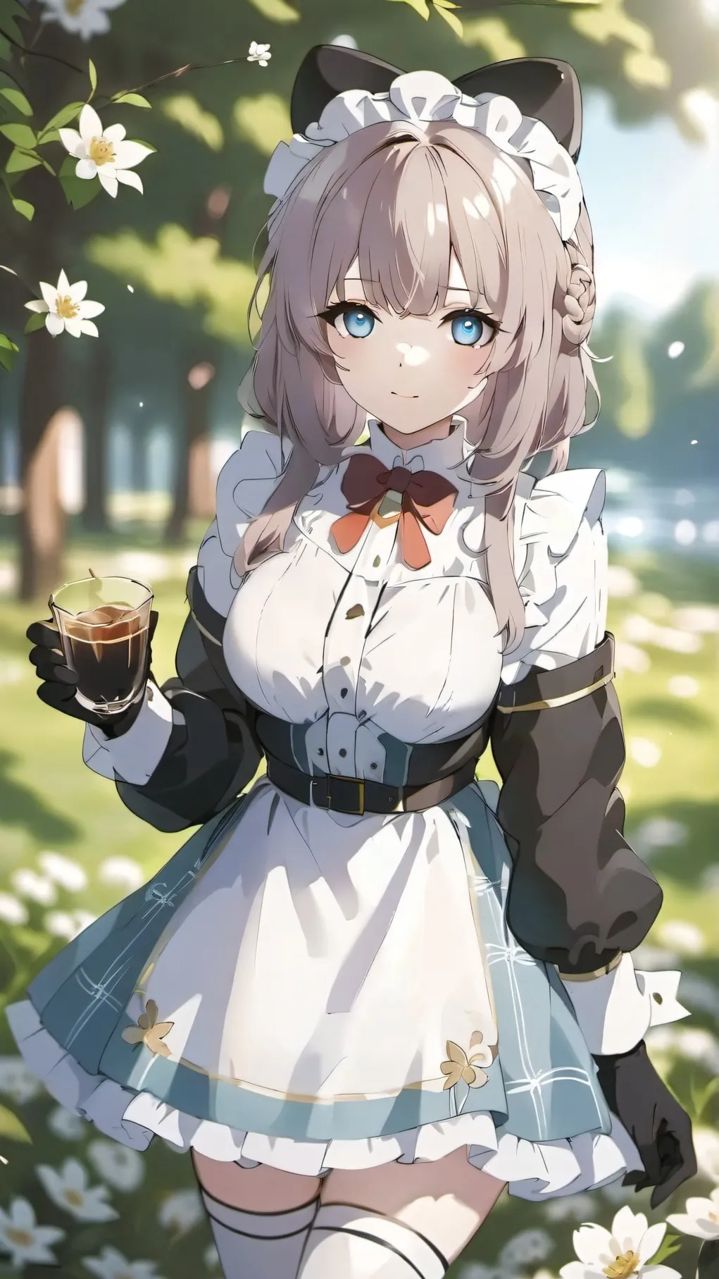 ai character: Yandere Robot maid background