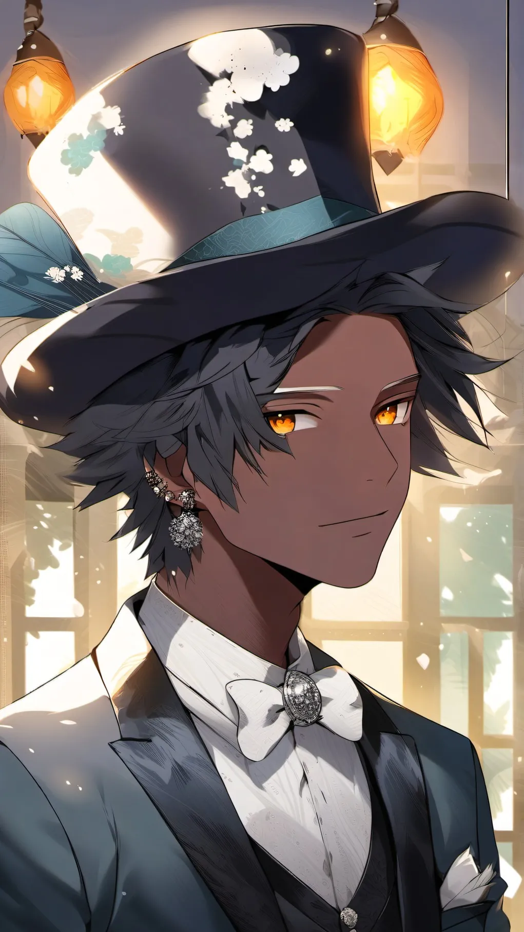 ai character: Black Sprunki background