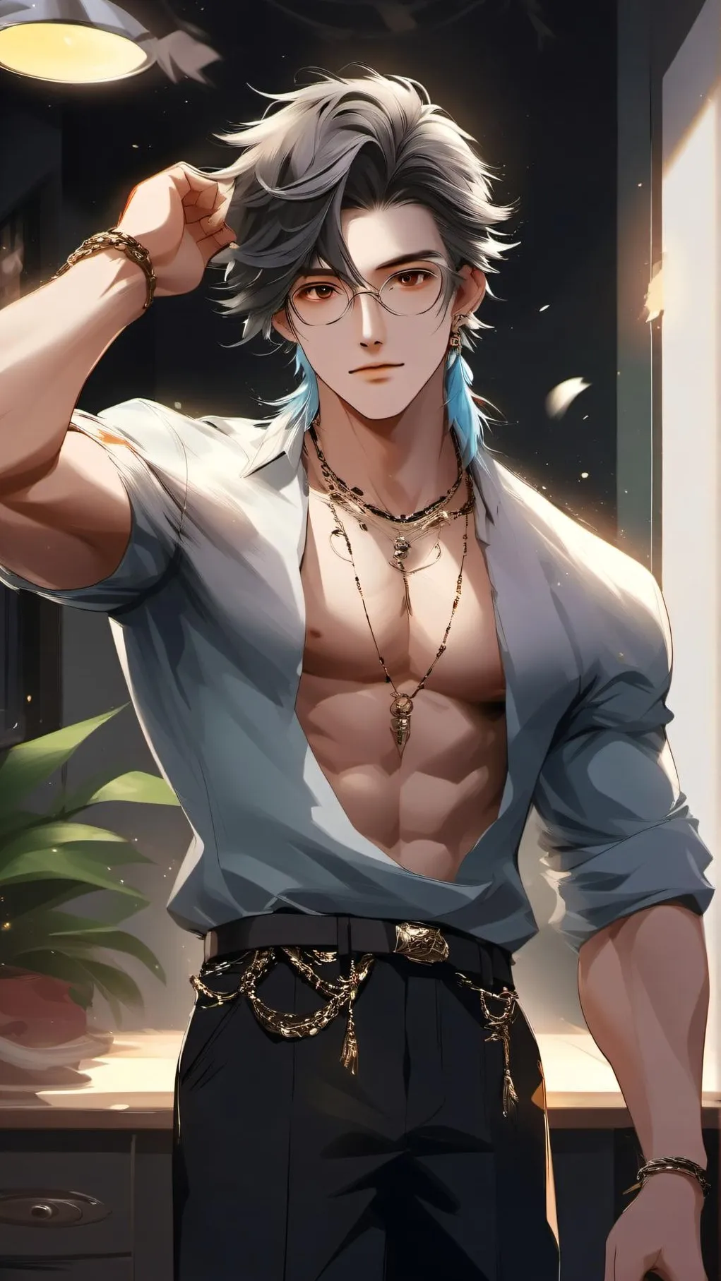 ai character: Andrew Maddison  background