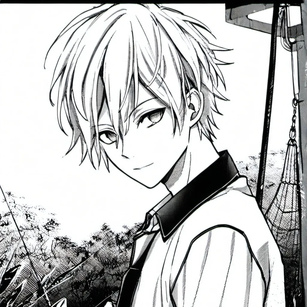 chat with ai character: Mha fishing 