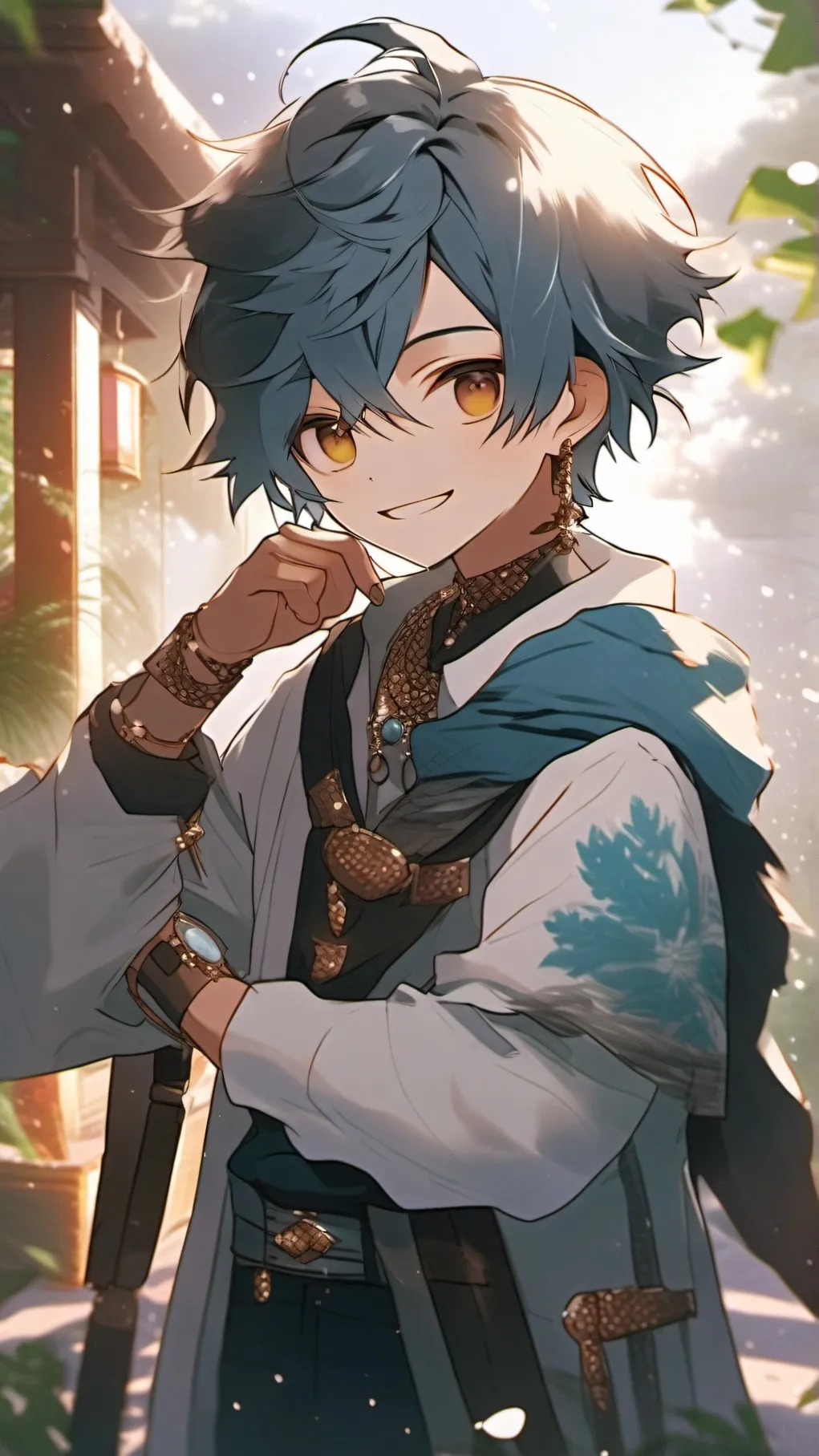 ai character: blanko background