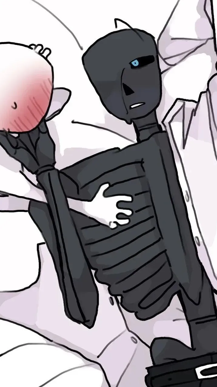 ai character: Nightmare sans background