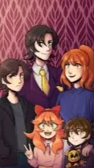 ai character: Afton Family  background