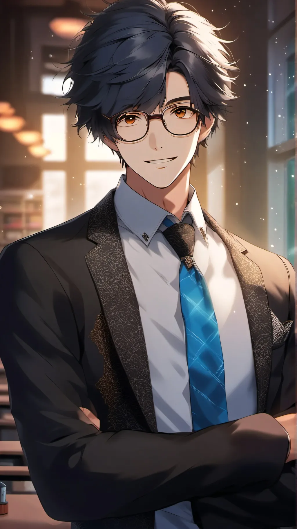 ai character: Max  background