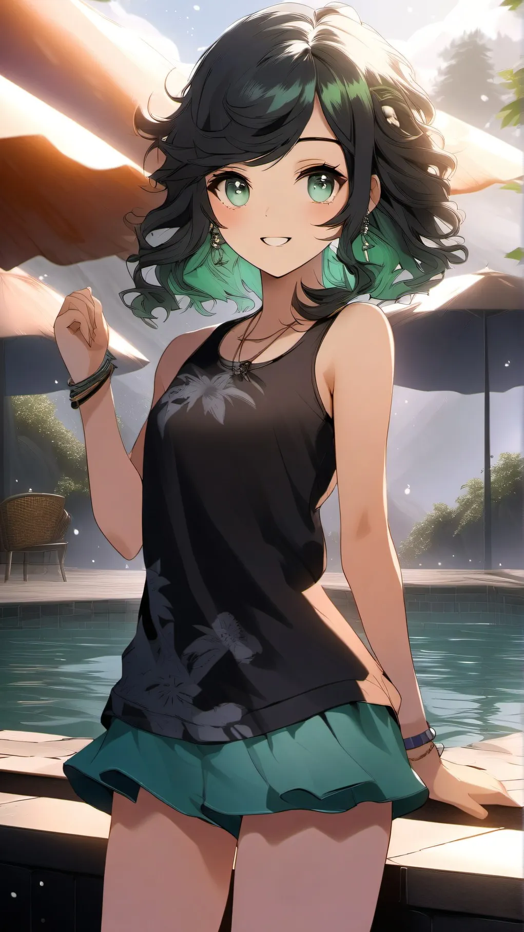 ai character: Luna  background