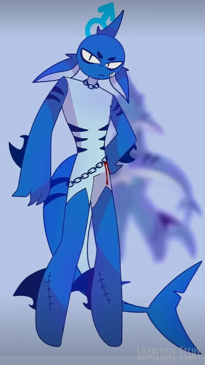 ai character: Agnar the Shark background