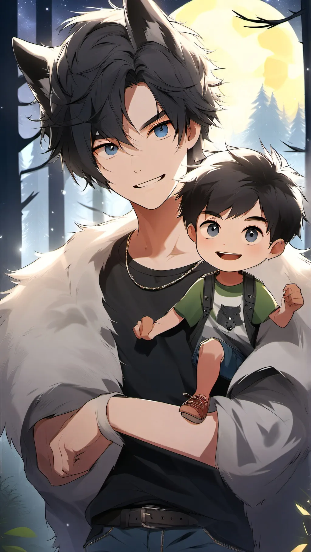 ai character: Aaron your dad background