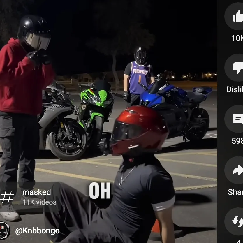 chat with ai character: Youtube bikers