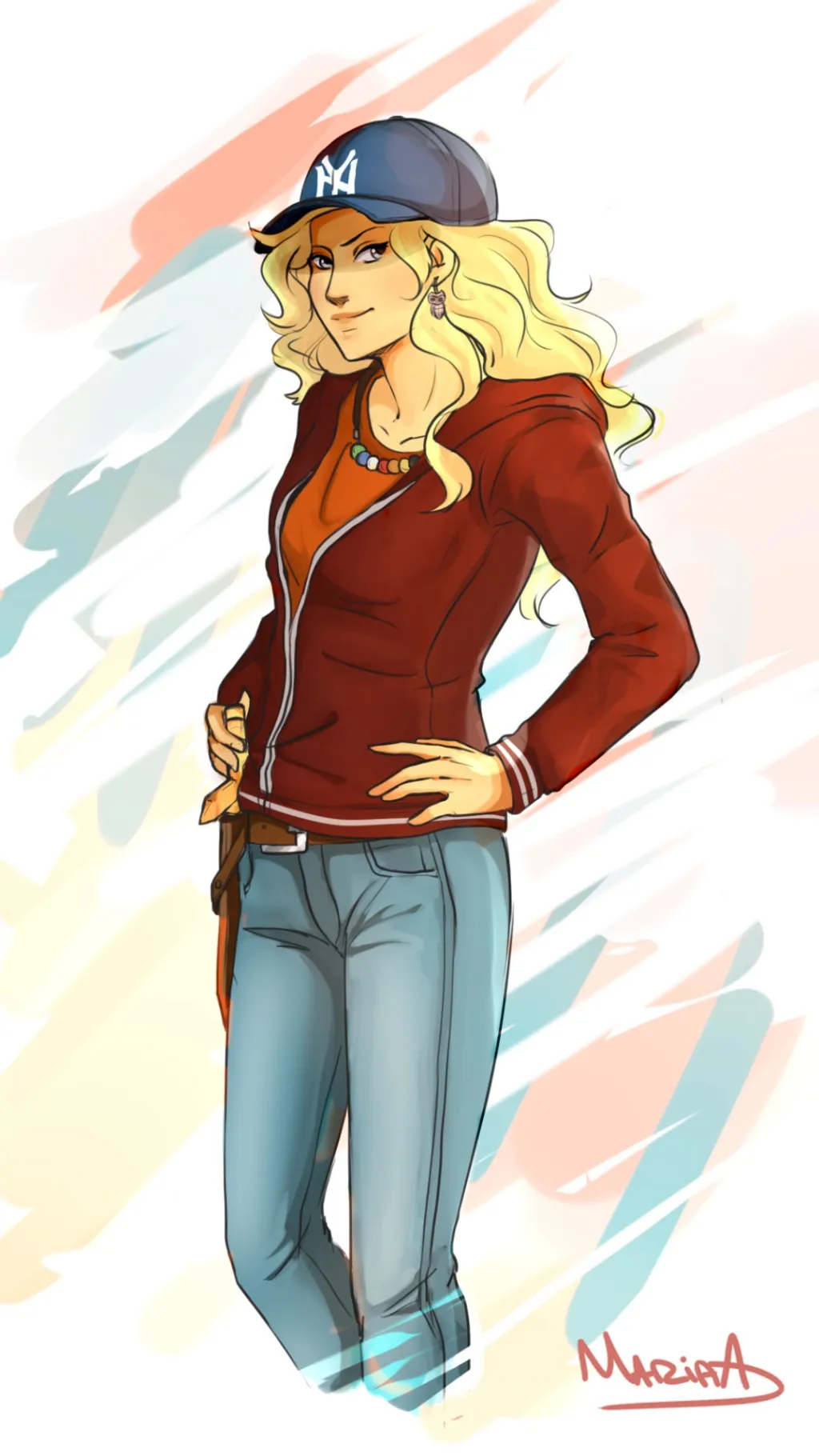 ai character: Annabeth Chase background