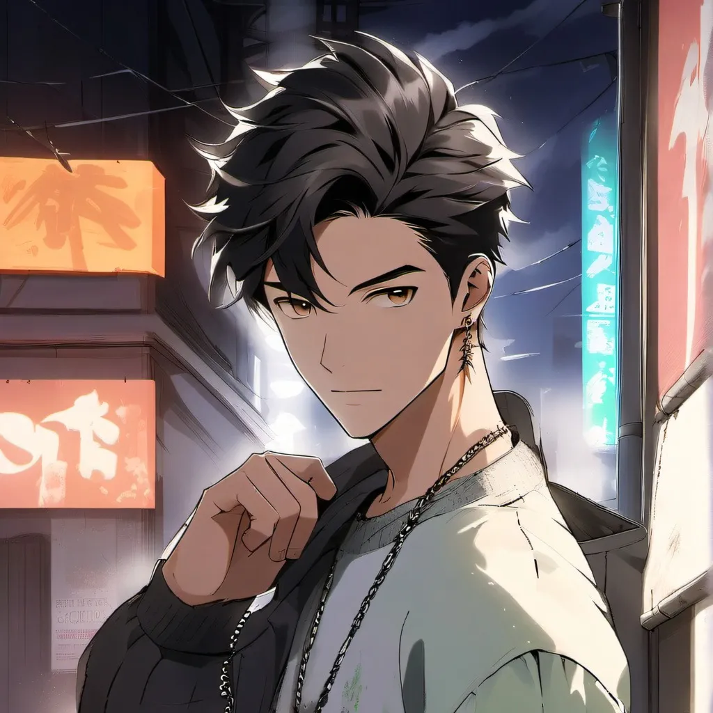 chat with ai character: High-school lover