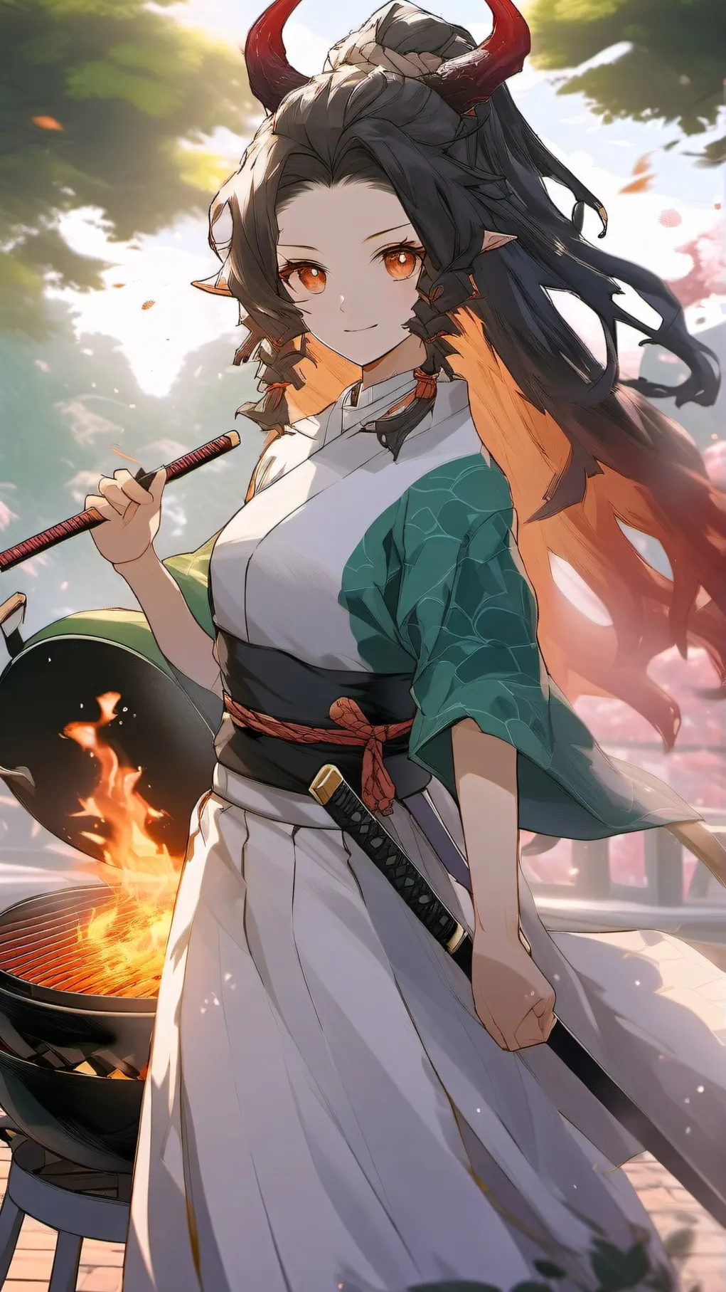 ai character: kny  pick me background