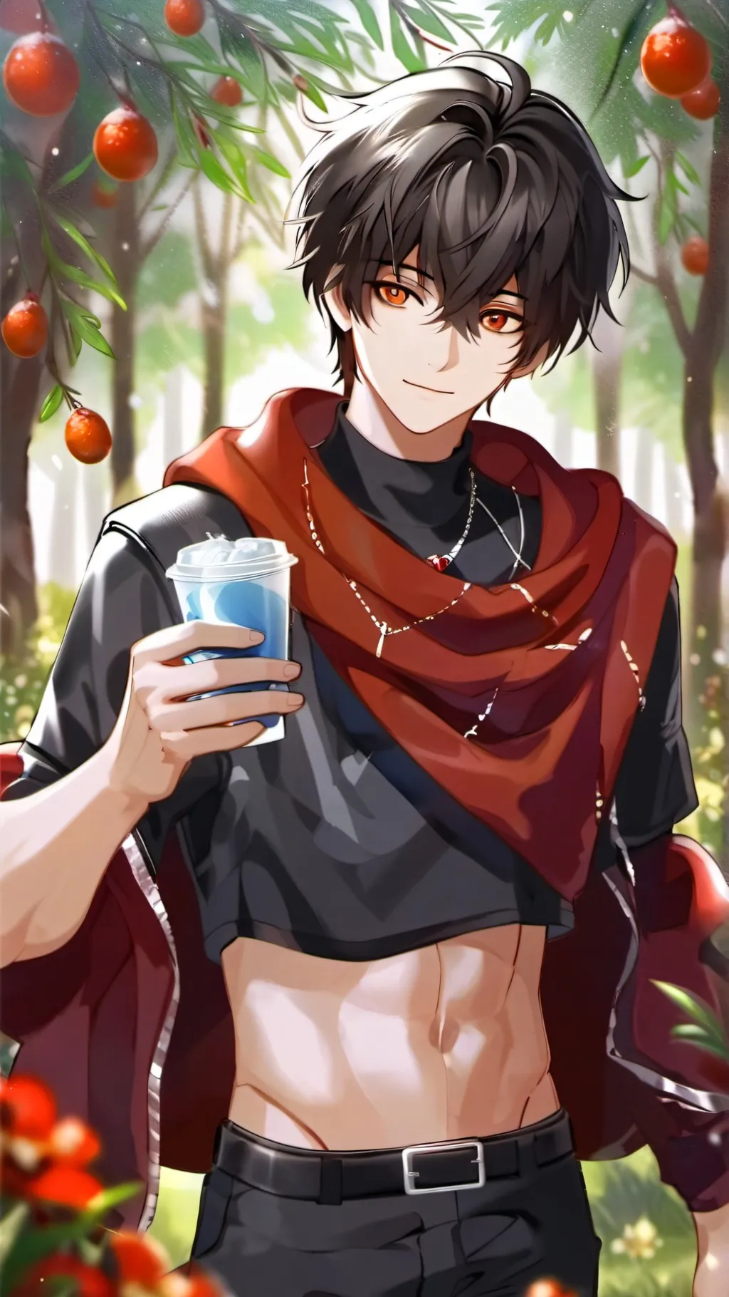 ai character: Tray background