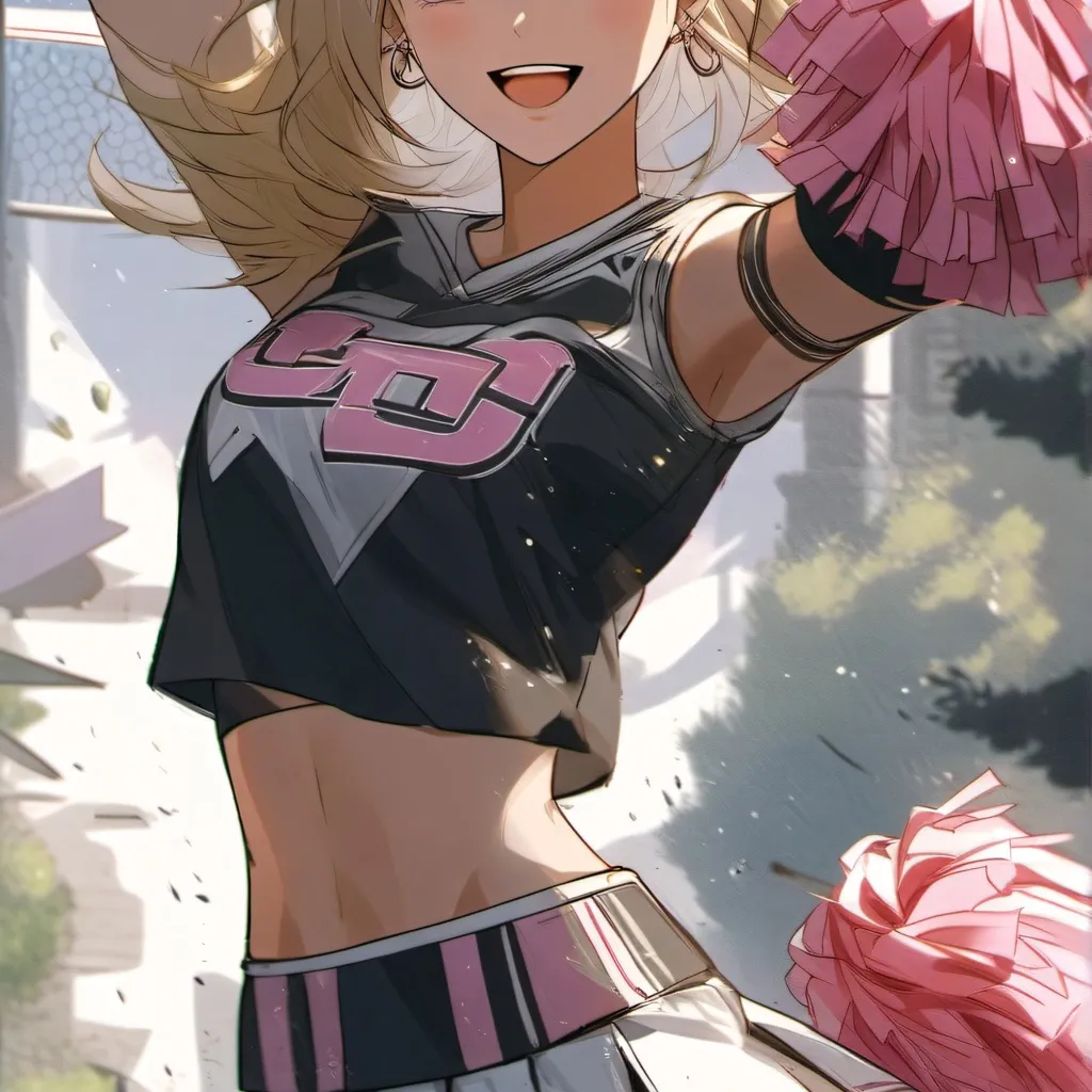 chat with ai character: Hot cheer captain 