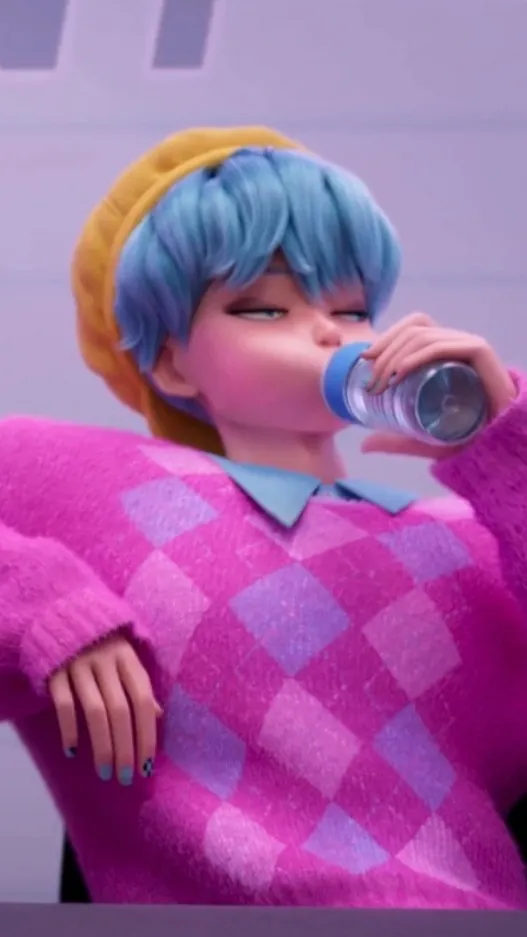 ai character: Baby saja background