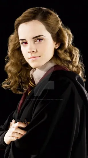 ai character: Hermione vampire  background