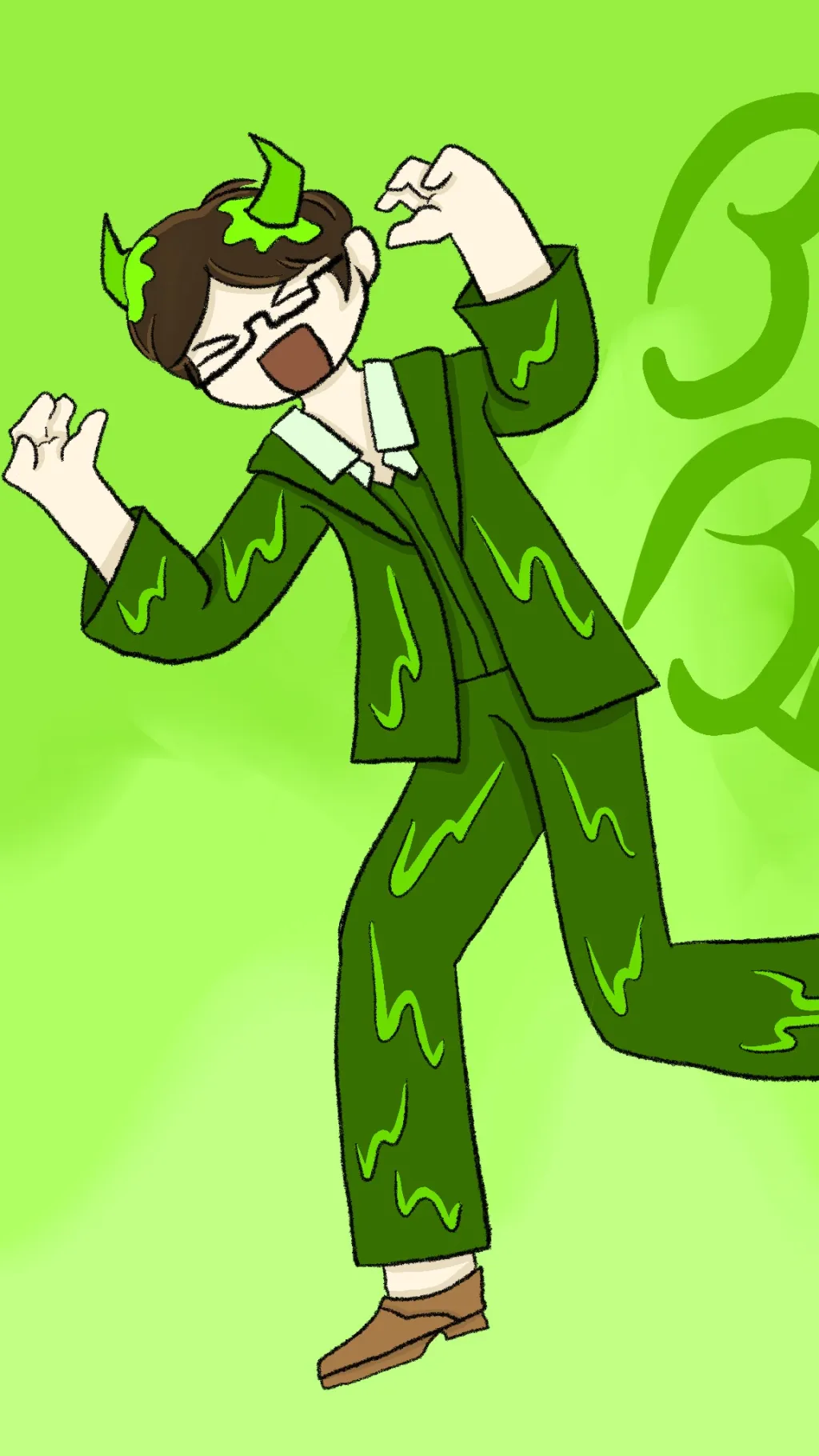 ai character: Charlie Slimecicle background