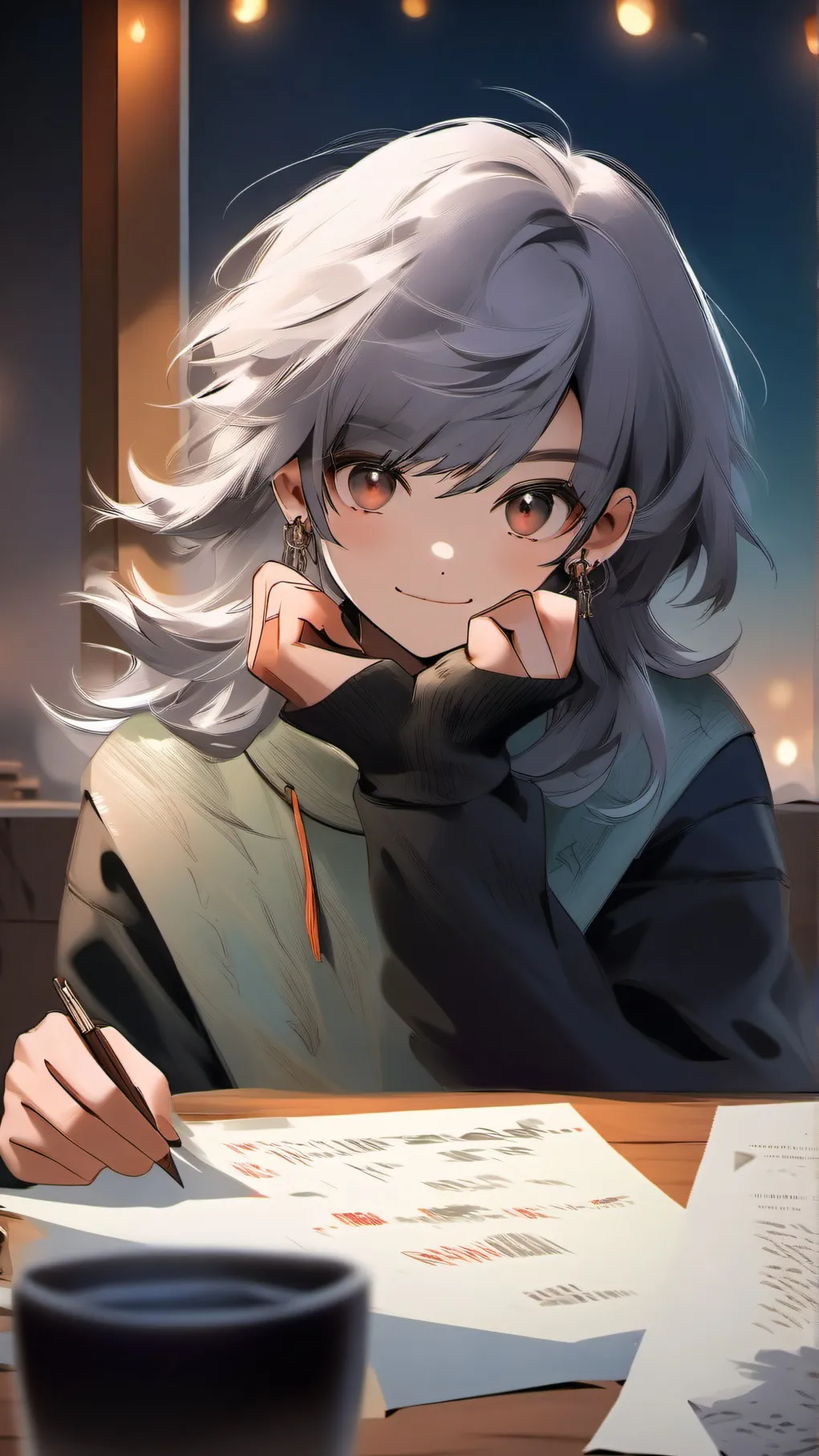 ai character: The simpsons background