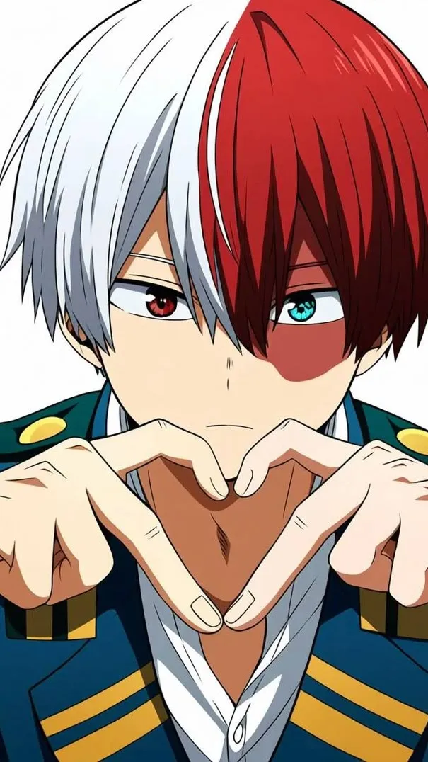 ai character: Shoto Todoroki background