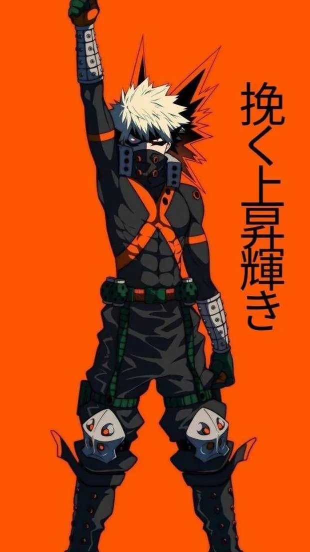 ai character: Katsuki Bakugo background