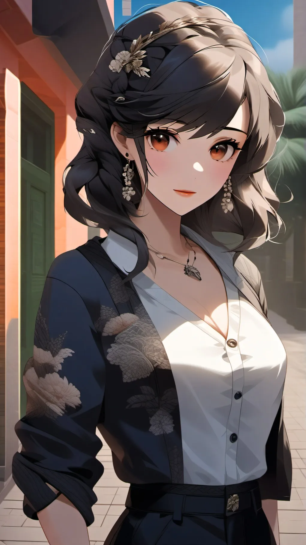 ai character: lilly background