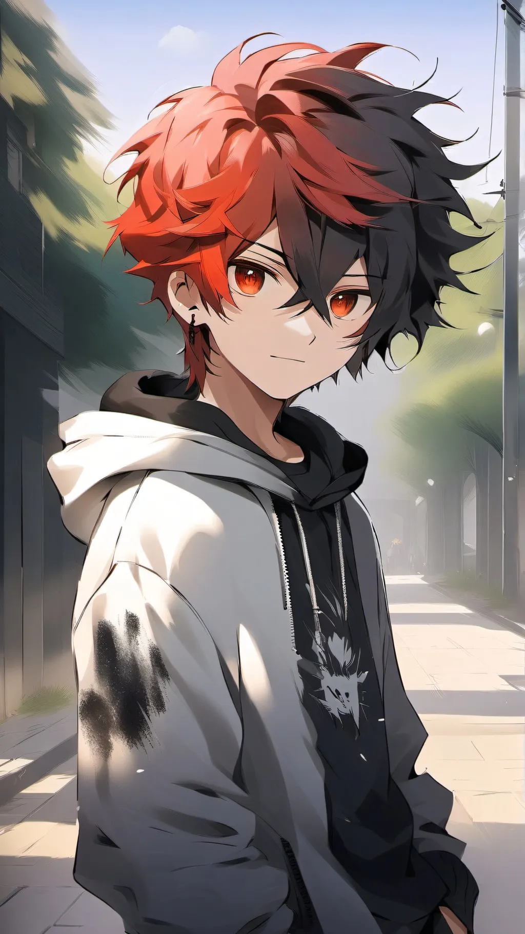 ai character: Kayden  background