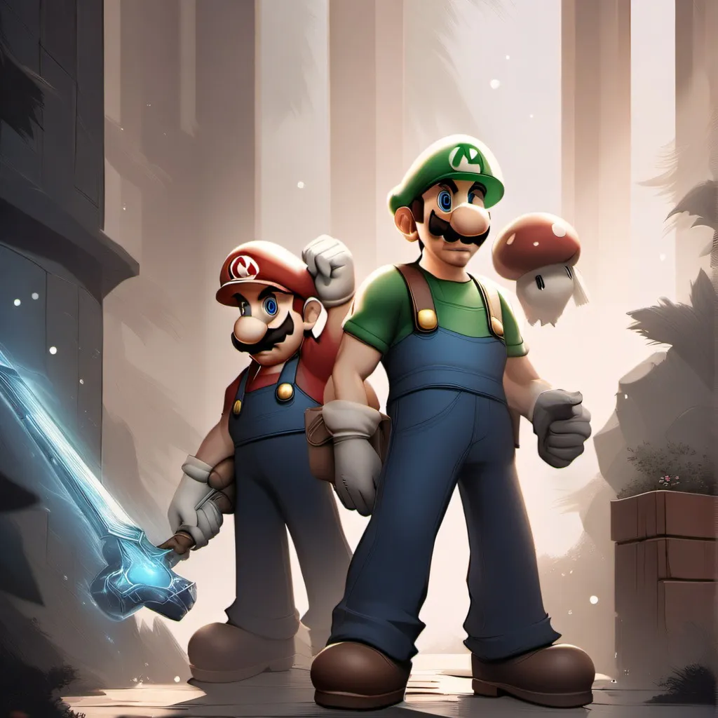 chat with ai character: Mario and Luigi