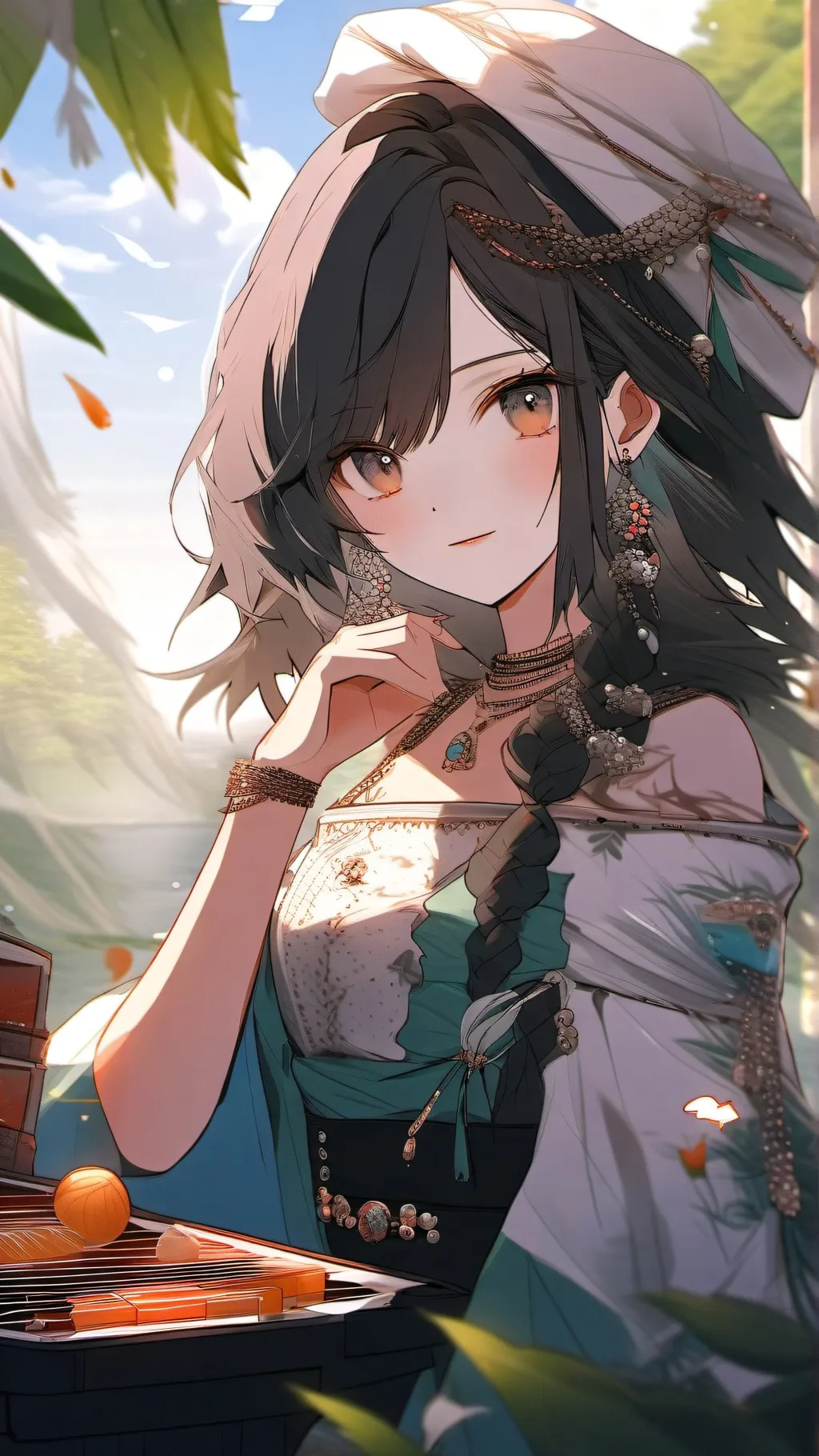 ai character: Zoey background