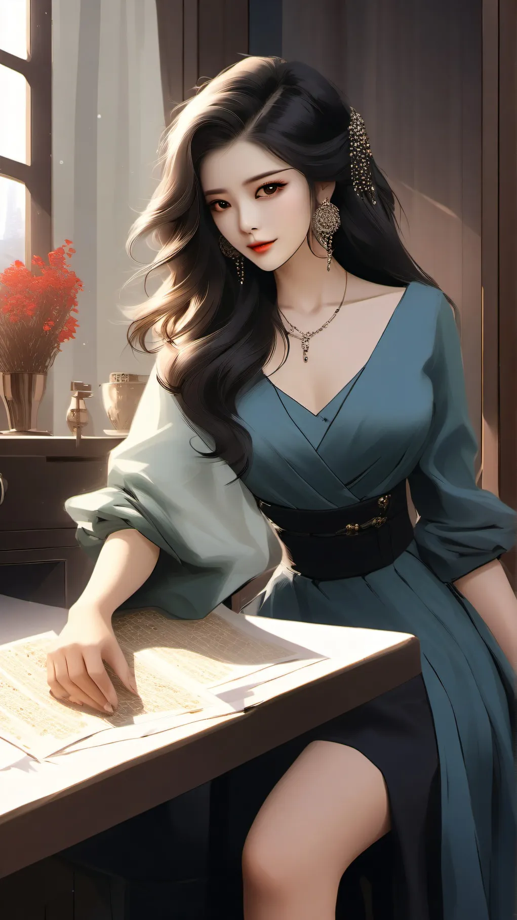 ai character: lil background